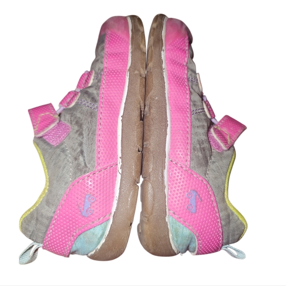 See Kai Run Kids Pink and Gray Shoes - Picture 3 of 7
